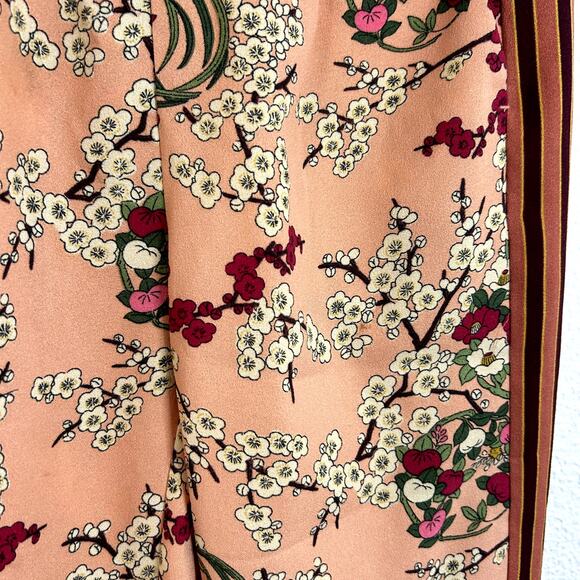 Scotch and Soda Floral Print Pants Cherry Blossom Kids Size 10 EU 40 Pink Red - Picture 8 of 8